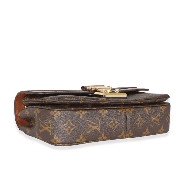 133769 clasp Louis Vuitton Caramel Monogram Canvas Marceau