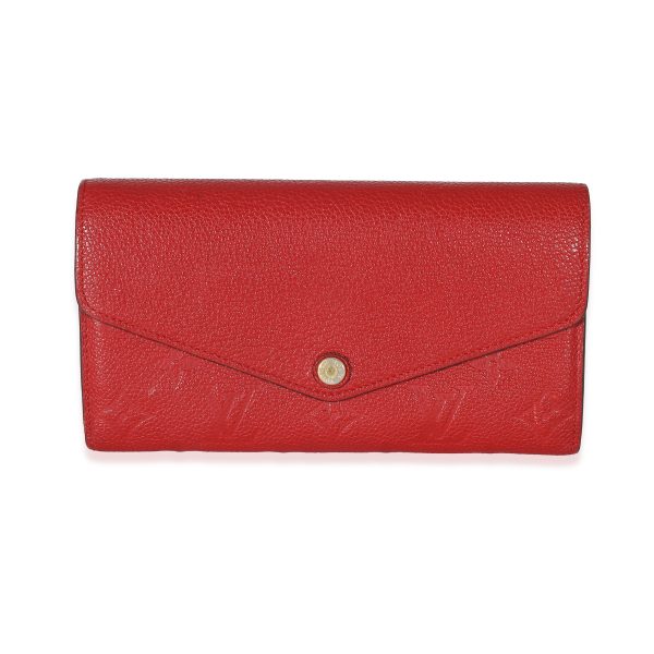 133797 fv 83383a3e 197c 4fa4 a465 b83075d8a33c Louis Vuitton Cerise Monogram Empreinte Sarah Wallet