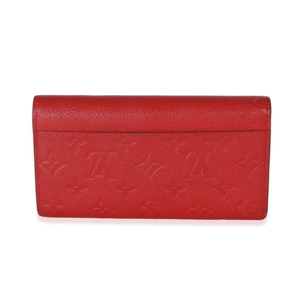 133797 pv 236615bc 6a07 4f60 8a0e 0ef8181658b0 Louis Vuitton Cerise Monogram Empreinte Sarah Wallet