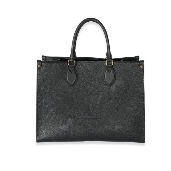 133847 fv 6f46506b 0d92 4ba4 947c 59d1fe0bba14 Louis Vuitton Black Monogram Empreinte Giant Onthego MM