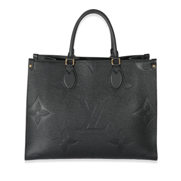 133847 pv b25323aa c0d1 4a2b 8879 bf4ce7be9d54 Louis Vuitton Black Monogram Empreinte Giant Onthego MM