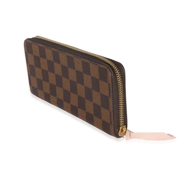 133853 sv Louis Vuitton Damier Ebene Canvas Clemence Wallet