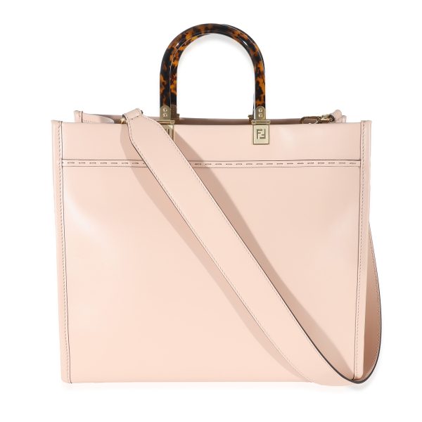 133906 pv Fendi Pink Poudre Calfskin Medium Sunshine Shopper