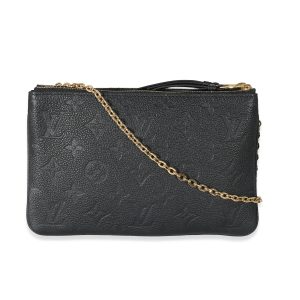 133946 fv 2a2ab4ba d253 46de bf26 402548b4536a Chanel Matelasse 25 Coco Mark Lambskin Double Chain Bag Black