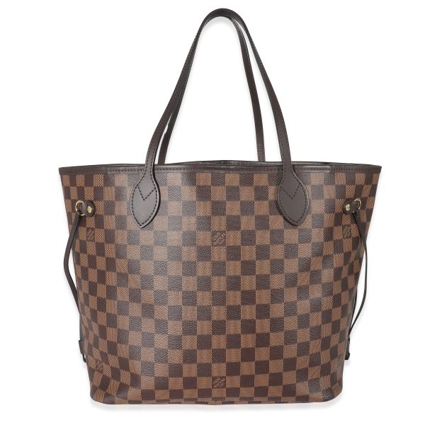 133947 fv Louis Vuitton Damier Ebene Canvas Neverfull MM