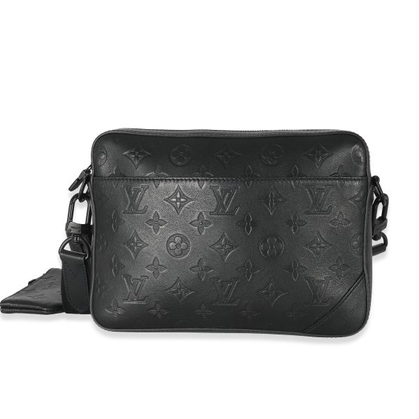 133959 pv 6c1fcccc 297f 4220 a311 207a55169d35 Louis Vuitton Black Monogram Shadow Duo Messenger