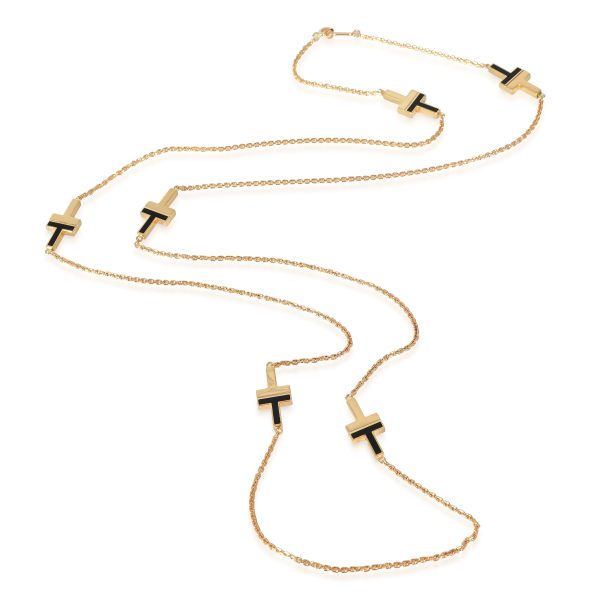 133962 pv 4aaf6a05 2bdf 4a98 91cd f83bfca6db0d Tiffany T Black Onyx Station Necklace in 18k Yellow Gold