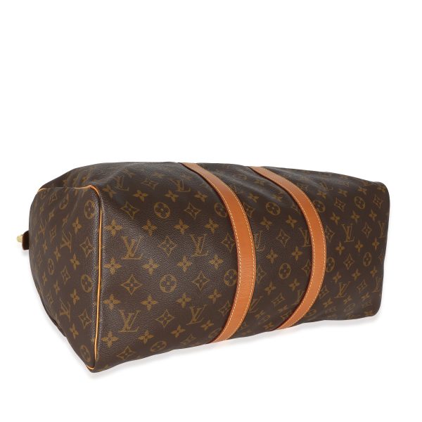 133981 clasp bcf230b8 049b 47f2 9c34 1d41aa11445e Louis Vuitton Monogram Canvas Keepall 45