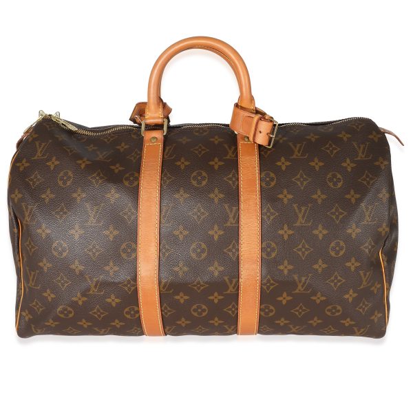 133981 fv 1809ae99 6e47 41b4 81ac ea0eee465754 Louis Vuitton Monogram Canvas Keepall 45