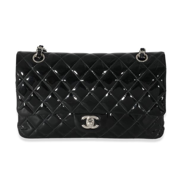 133982 fv 027cdc98 024c 4525 895c adebcf1a3437 Chanel Black Patent Medium Classic Double Flap Bag