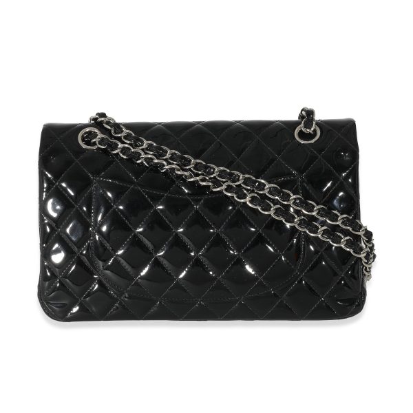 133982 pv f60e5801 3c1f 4c0c ac6e 5f5e667d0bf6 Chanel Black Patent Medium Classic Double Flap Bag