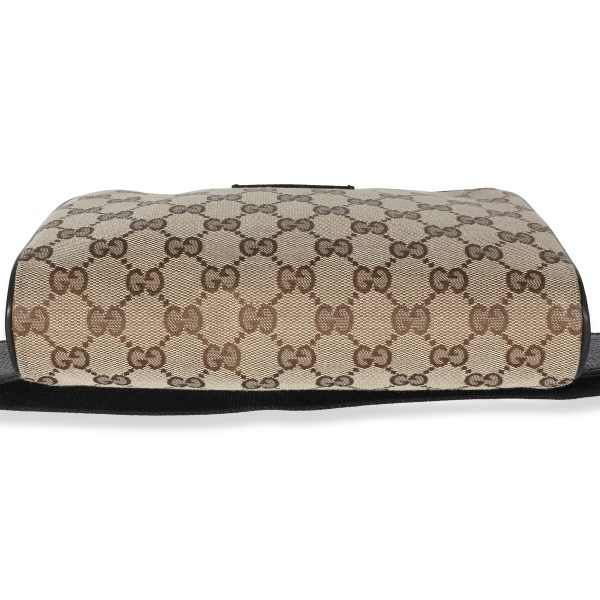 133995 stamp Gucci Beige Signature GG Canvas Belt Bag