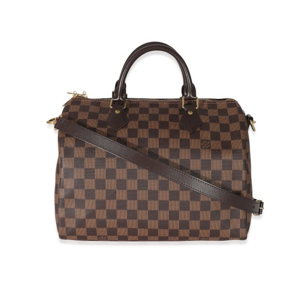 134001 fv Louis Vuitton Damier Ebene Canvas Speedy Bandouliere 30