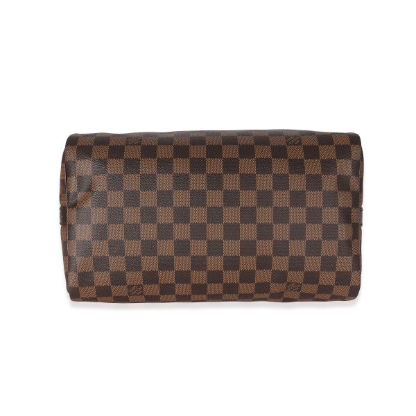 134001 stamp Louis Vuitton Damier Ebene Canvas Speedy Bandouliere 30