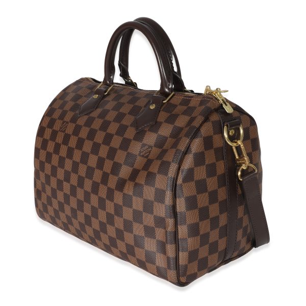 134001 sv Louis Vuitton Damier Ebene Canvas Speedy Bandouliere 30