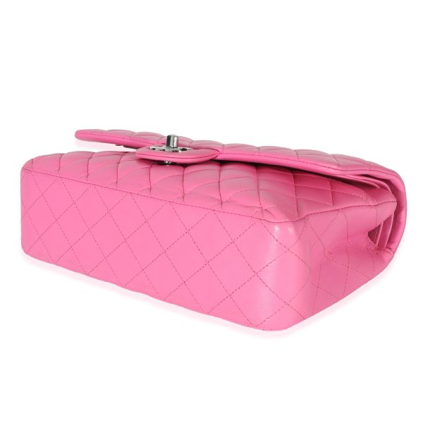 134011 box d5044627 e57b 40b3 9cd0 00e8ca56e515 Chanel Pink Quilted Lambskin Medium Classic Double Flap Bag