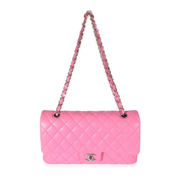 134011 bv 38c7e4d1 f279 4ec8 b209 02a6c43e65e2 Chanel Pink Quilted Lambskin Medium Classic Double Flap Bag