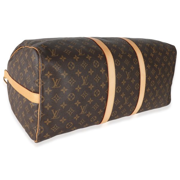 134052 bv Louis Vuitton Monogram Canvas Keepall Bandouliere 55