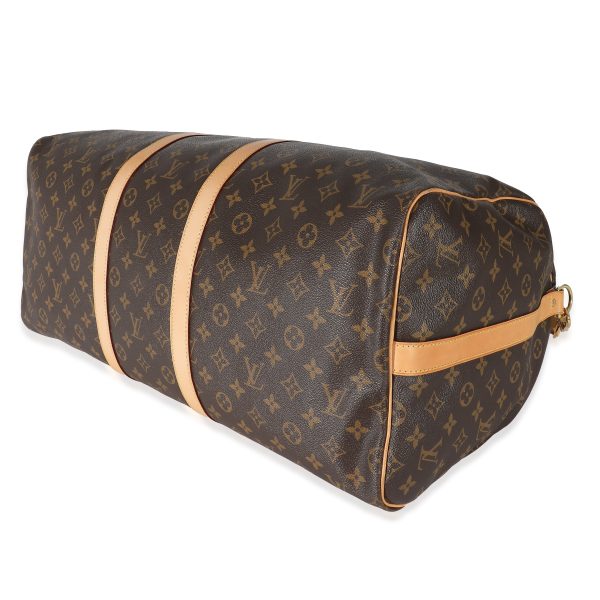 134052 clasp Louis Vuitton Monogram Canvas Keepall Bandouliere 55