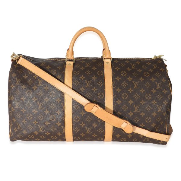 134052 fv Louis Vuitton Monogram Canvas Keepall Bandouliere 55