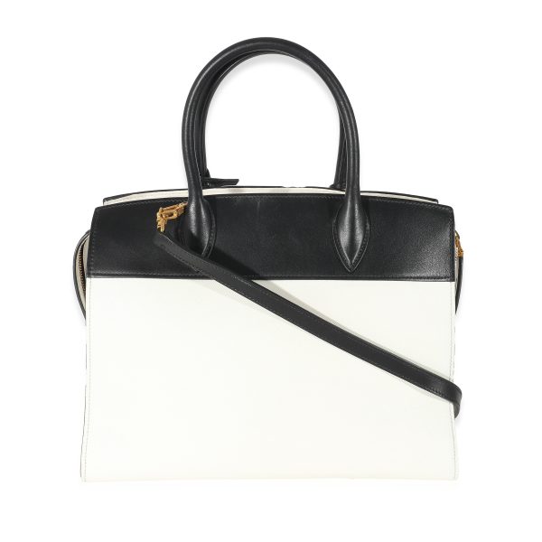 134071 pv Prada White Saffiano City Calf Esplanade Tote