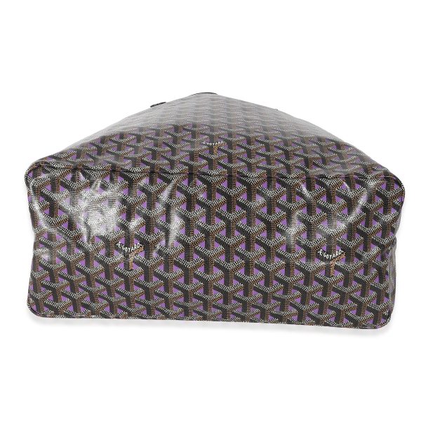 134080 box 43094cdf 24d5 4564 a76c 0bf026b88e0a Goyard Black Violet Goyardine Saint Louis Claire Voie PM