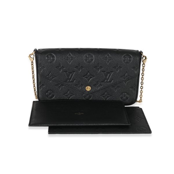 134096 fv 9ceaaa48 aba3 4b04 98b6 567709e38933 Louis Vuitton Black Monogram Empreinte Félicie Pochette