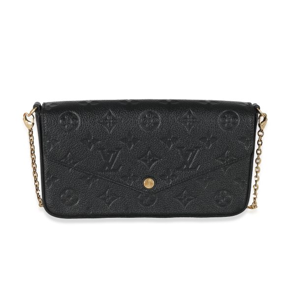 134096 sv 09a4ca10 ff99 436d bd5a d192ba92da92 Louis Vuitton Black Monogram Empreinte Félicie Pochette