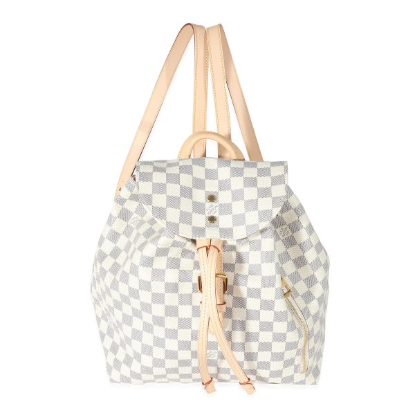 134129 fv 4c4d89ff d208 427a a93d 70375a85d93e Louis Vuitton Damier Azur Canvas Sperone Backpack