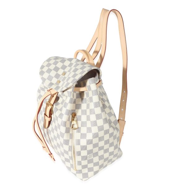 134129 sv ff6739e1 cf89 42f8 beab c90a17a516f0 Louis Vuitton Damier Azur Canvas Sperone Backpack