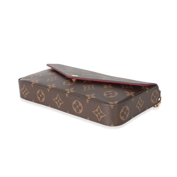 134160 stamp 614211bd e45e 44cf 87c1 409e8d0f39d2 Louis Vuitton Fuchsia Monogram Canvas Felicie Pochette