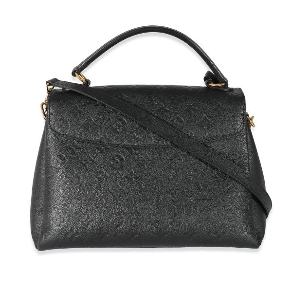 134166 bv Louis Vuitton Black Monogram Empreinte Georges MM