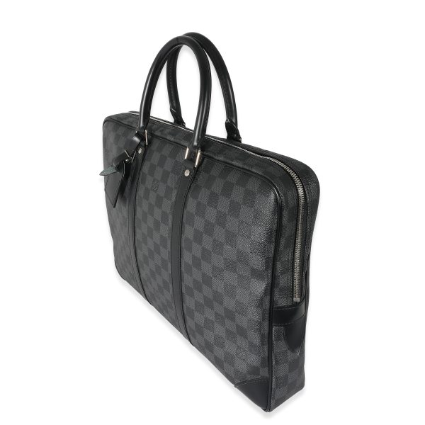 134168 sv 2ebf77c0 9a1f 499c 9d36 a46252ae1fe1 Louis Vuitton Damier Graphite Canvas Porte Documents Voyage