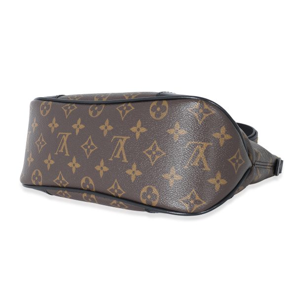 134179 stamp Louis Vuitton Black Monogram Canvas Boulogne NM