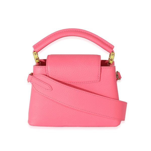 134207 pv Louis Vuitton Dragonfruit Cedrat Taurillon Mini Capucines