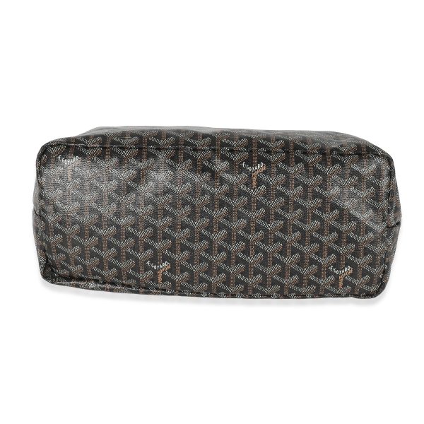 134280 box Goyard Black Gold Goyardine Canvas Saint Louis PM