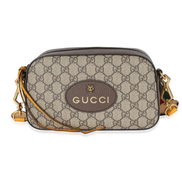 134387 fv f8da8c80 30ee 4af1 adad a3c50691119b Gucci Beige GG Supreme Neo Vintage Messenger