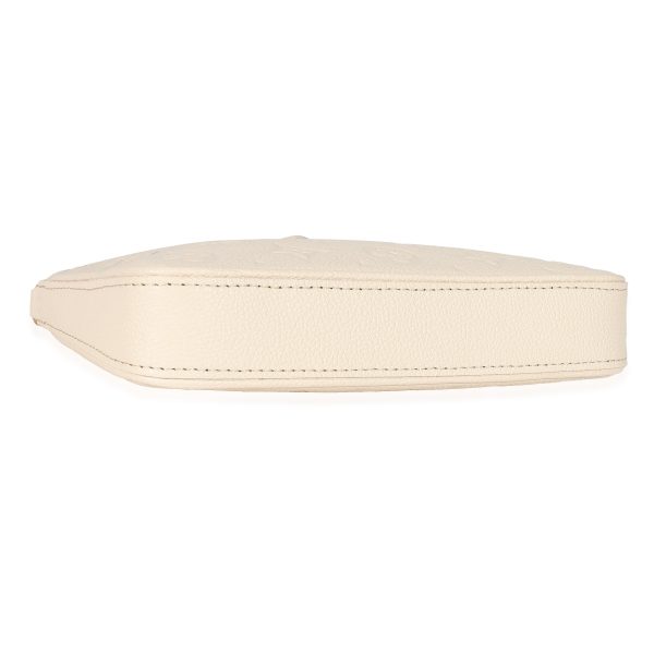 134402 pv Louis Vuitton Cream Monogram Empreinte Easy Pouch On Strap