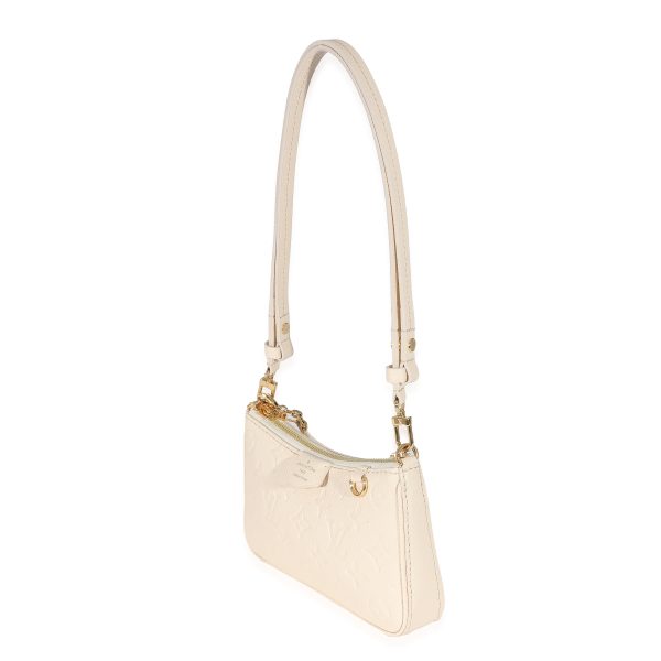 134402 sv Louis Vuitton Cream Monogram Empreinte Easy Pouch On Strap