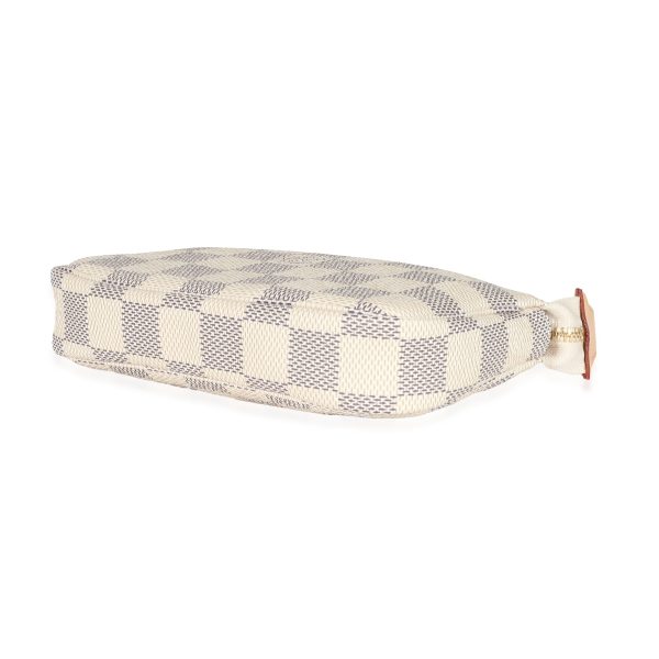 134420 clasp Louis Vuitton Damier Azur Canvas Mini Pochette Accessoires