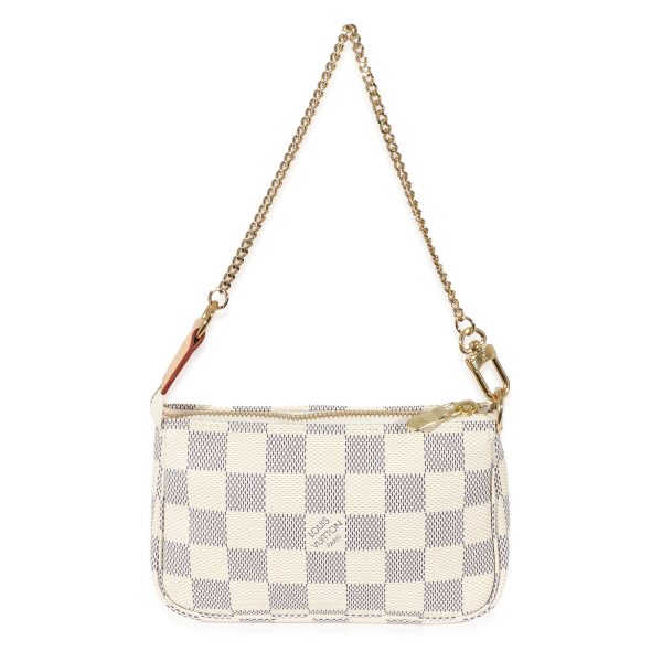 134420 fv Louis Vuitton Damier Azur Canvas Mini Pochette Accessoires