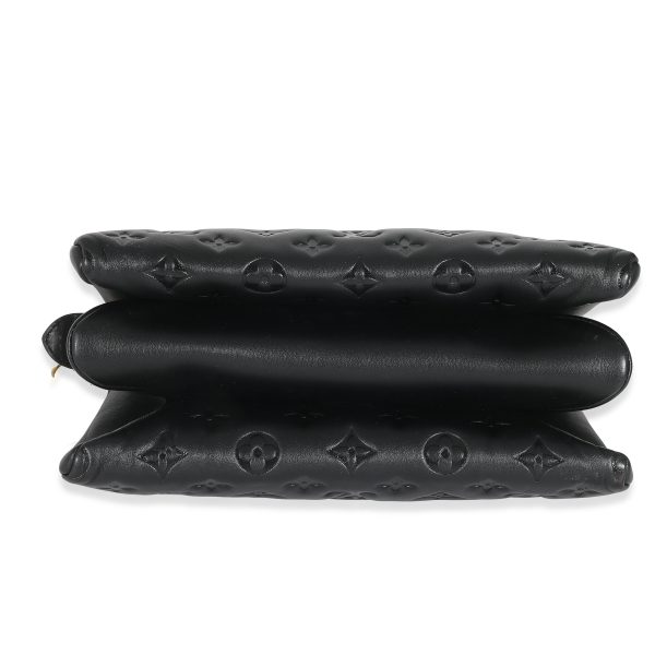 134435 box 1e4694f5 f388 4a63 8f40 3eb8b220b369 Louis Vuitton Black Puffy Lambskin Coussin PM