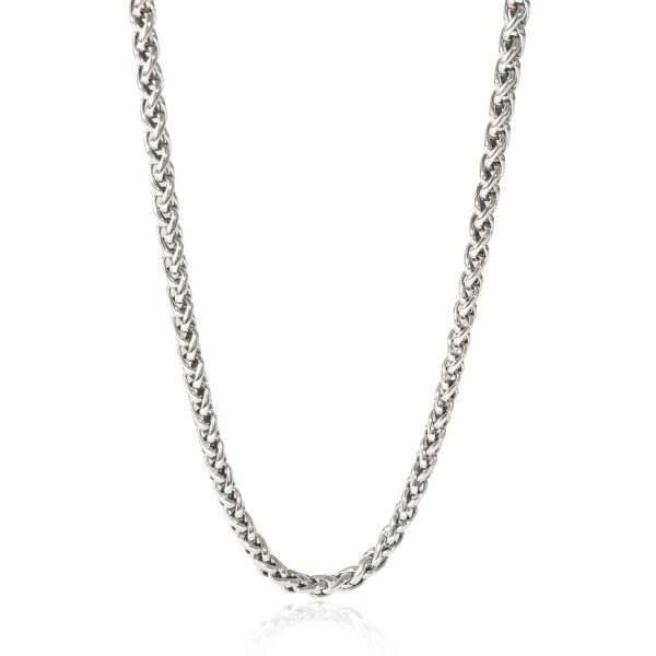 134493 fv 1b6c6eb2 8474 4dae 9f8c ae72bb0c926b David Yurman Wheat Chain Necklace in Sterling Silver 14K Yellow Gold