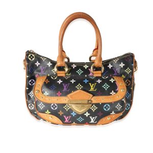 134557 fv Louis Vuitton Locky BB Monogram Shoulder Bag Leather Brown