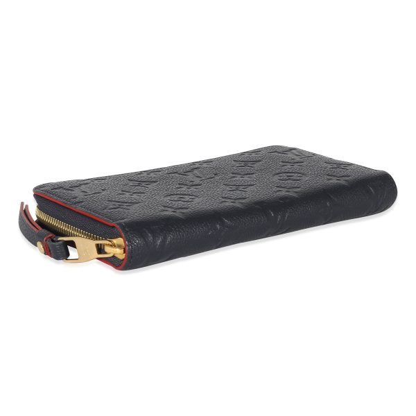 134575 clasp Louis Vuitton Empreinte Marine Rouge Zippy Wallet