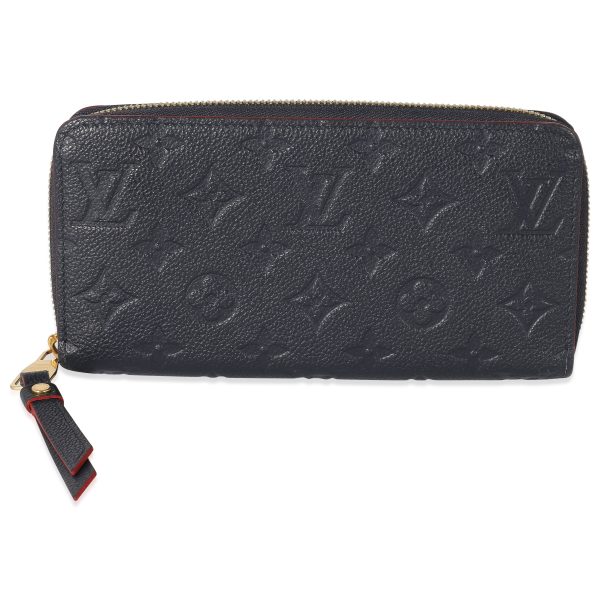 134575 fv Louis Vuitton Empreinte Marine Rouge Zippy Wallet