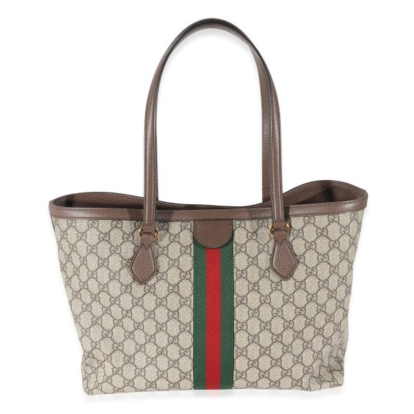 134637 pv Gucci Beige GG Supreme Medium Ophidia GG Tote