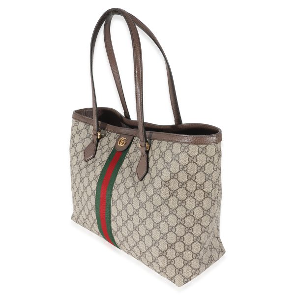 134637 sv Gucci Beige GG Supreme Medium Ophidia GG Tote