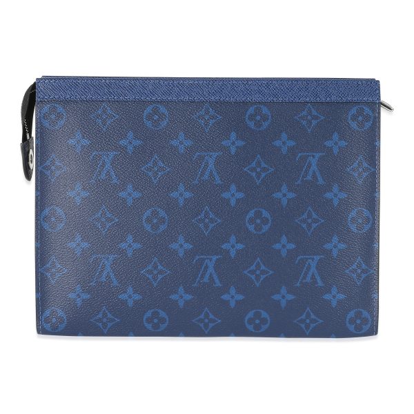 134658 pv c38ecb71 da87 4aff a7c2 56fb7f9dc7cb Louis Vuitton Blue Monogram Taigarama Pochette Voyage MM