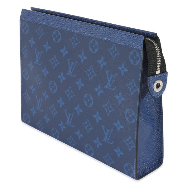 134658 sv 381eb525 248b 438a b7bf 1ef15f7d9e2a Louis Vuitton Blue Monogram Taigarama Pochette Voyage MM